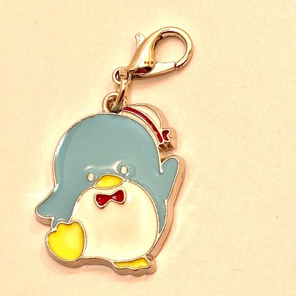 Sanrio Hello Kitty Tuxedo Sam Clip On Charm Zipper Pull Bag Purse Signed - Picture 3 of 8